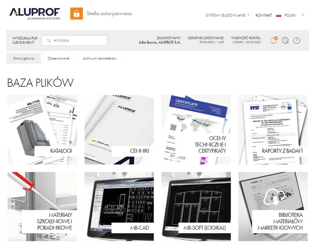 Używasz program MB-CAD? Załóż konto w strefie autoryzowanej ALUPROF, to ułatwi Ci pracę!